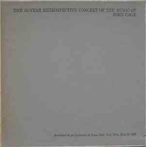 John Cage - The 25-Year Retrospective Concert Of The Music Of John Cage