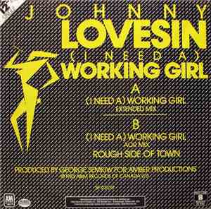 Johnny Lovesin - (I Need A) Working Girl / Rough Side Of Town