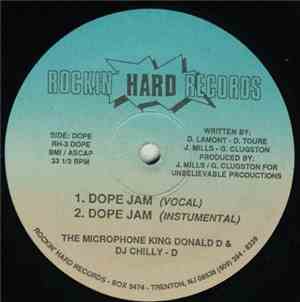 The Microphone King Donald D & DJ Chilly-D - Dope Jam / Outlaw