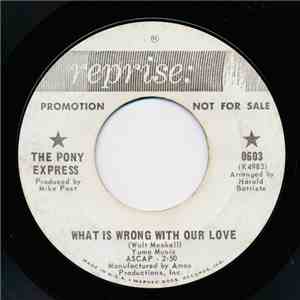 The Pony Express - What Is Wrong With Our Love / Big Brown Eyes