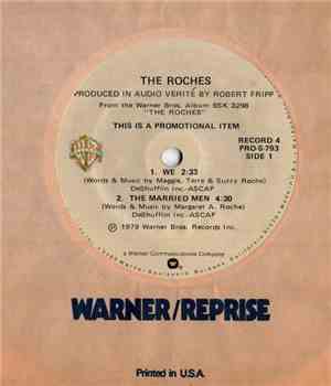 The Roches - We / The Married Men / Hammond Song