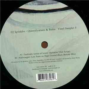 DJ Sprinkles - Queerifications & Ruins Vinyl Sampler 3