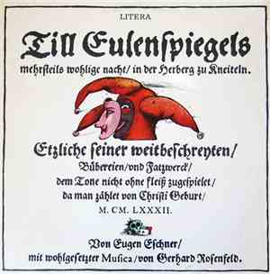 Eugen Eschner, Gerhard Rosenfeld - Till Eulenspiegels Mehrsteils Wohlige Nacht / In Der Herberg Zu Kneiteln