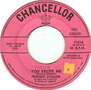 Frankie Avalon - You Excite Me / Darlin'