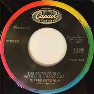 The Stone Poneys With Linda Ronstadt - Different Drum / Long Long Time