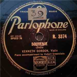 Kenneth Gordon - Souvenir / Jota