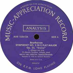 Leonard Bernstein - Beethoven - Analysis: Symphony No. 3 In E Flat Major Op. 55, 