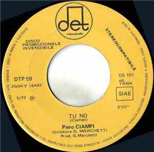 Piero Ciampi - Tu No! / Barbara Non C'È