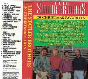 The Statler Brothers - 20 Christmas Hits