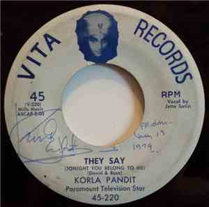 Korla Pandit - They Say (Tonight You Belong To Me) / Remembering
