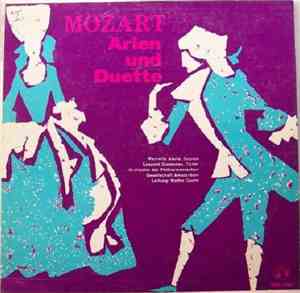 Mozart - Pierrette Alarie, Leopold Simoneau, Orchester Der Philharmonischen Gesellschaft Amsterdam, Walter Goehr - Mozart   Arien Und Duette