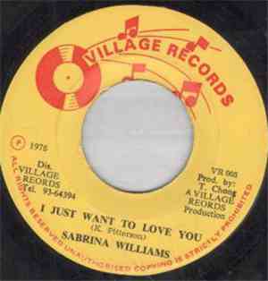 Sabrina Williams - I Just Want To Love You