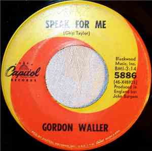 Gordon Waller - Speak For Me