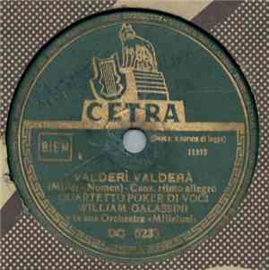 Quartetto Poker Di Voci, William Galassini E La Sua Orchestra 