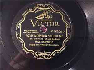 Bill Simmons  - Rocky Mountain Sweetheart / My Sweetheart Of Yesterday