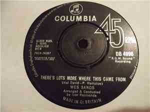 Wes Sands - There's Lots  More Where This  Came  From