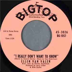 Ellen Van Halen - I Really Don't Want To Know
