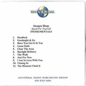Imogen Heap - Speak For Yourself Instrumentals