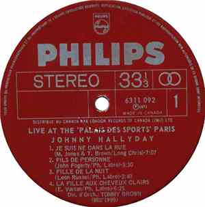 Johnny Hallyday - Live At The Palais Des Sports