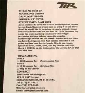 Jovonn - Mo Soul  E.P.