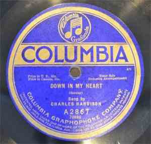 Charles Harrison  / Henry Burr - Down In My Heart / Some Day You'll Know