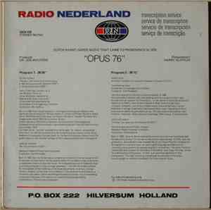 Various Dutch Composers - Opus 76