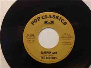 The Regents  - Barbara-Ann