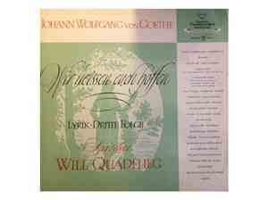 Will Quadflieg - spricht Johann Wolfgang von Goethe 