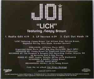 Joi  Featuring Sleepy Brown - Lick