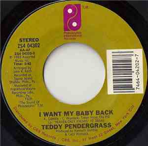 Teddy Pendergrass - I Want My Baby Back