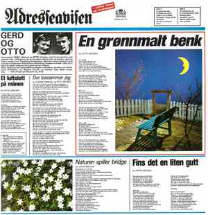 Gerd Og Otto - En Grønnmalt Benk