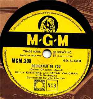 Sarah Vaughan And Billy Eckstine - Dedicated To You / You're All I Need