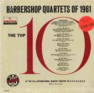 Various - Top Ten Barbershop Quartets of 1961