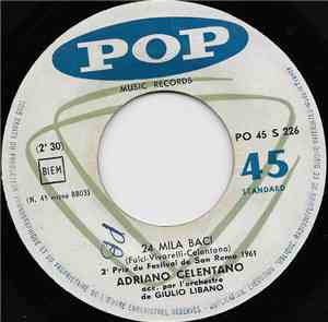 Adriano Celentano, L'Orchestra Di Giulio Libano - 24 Mila Baci