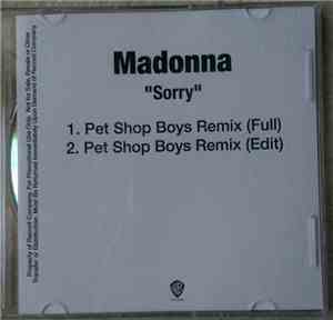 Madonna - Sorry - PSB Remixes