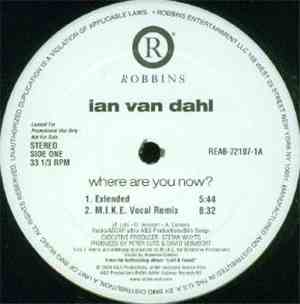 Ian Van Dahl - Where Are You Now?