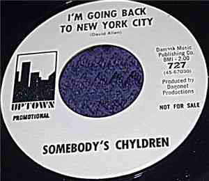Somebody's Chyldren - Shadows / I'm Going Back To New York City