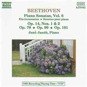Beethoven, Jenö Jandó - Piano Sonatas, Vol. 6: Op. 14 Nos. 1 & 2 • Op. 78 • Op.90 • Op. 101