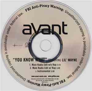 Avant  Featuring Lil’ Wayne - You Know What