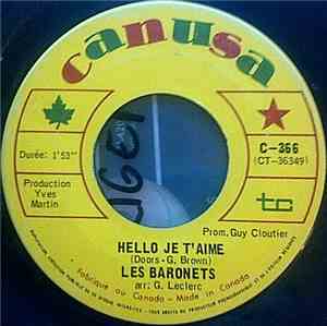Les Baronets - Hello Je T'aime / Amour Et Liberte
