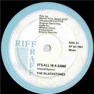 The Blackstones - It's All In A Game / Hypocrite