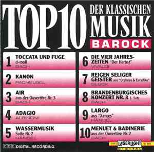 Various - Top 10 Der Klassischen Musik Barock = Top 10 Of Classical Music Barock