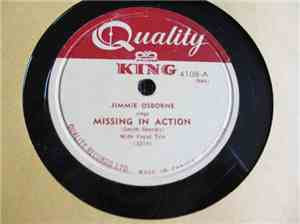 Jimmie Osborne - Missing In Action / Give Me Back My Ring And Picture