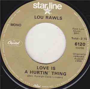 Lou Rawls - Love Is A Hurtin' Thing / Memory Lane