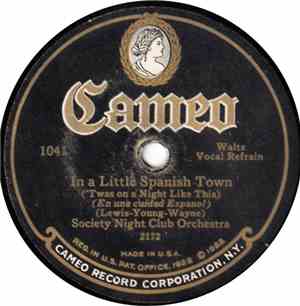 Society Night Club Orchestra, Bob Haring & His Orchestra - In A Little Spanish Town ('Twas On A Night Like This) / Hello Bluebird