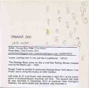 Strange Boys - Live Music