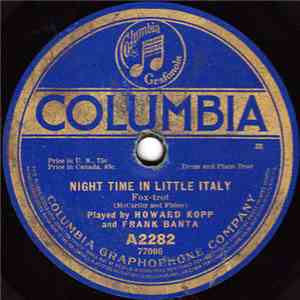 Howard Kopp And Frank Banta  /  Blue And White Marimba Band - Night Time In Little Italy / Hezekiah