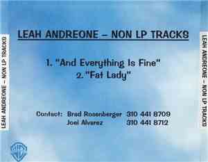 Leah Andreone - Non Lp Tracks