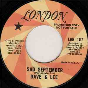 Dave & Lee - Sad September