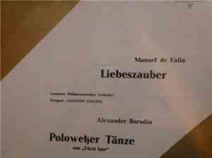 Borodin, Eduard Van Beinum, Falla, Anthony Collins , Londoner Philharmonischer Chor, London Philharmonisches Orchester, Frederic Jackson - Liebeszabuer/ Polowetzer Tänze aus 